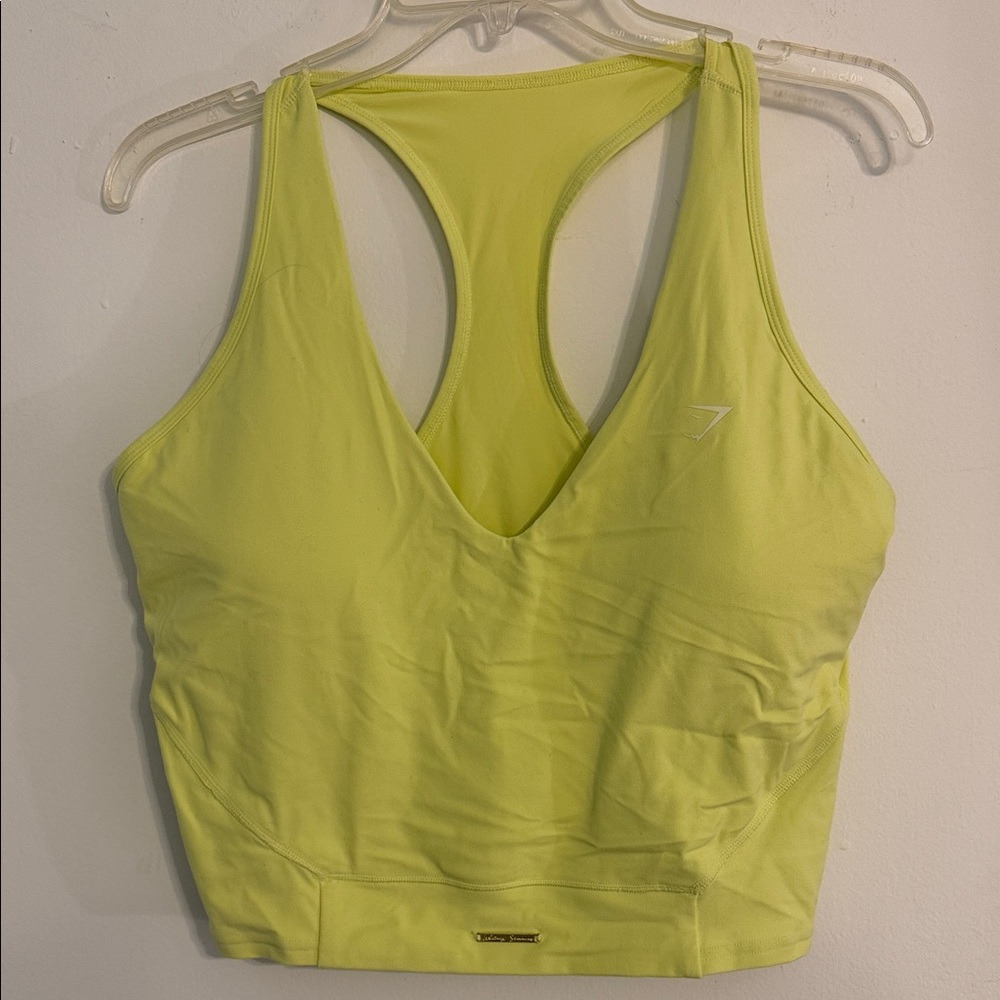 Gym Shark Vibrant Yellow Racerback Sports Bra - SET